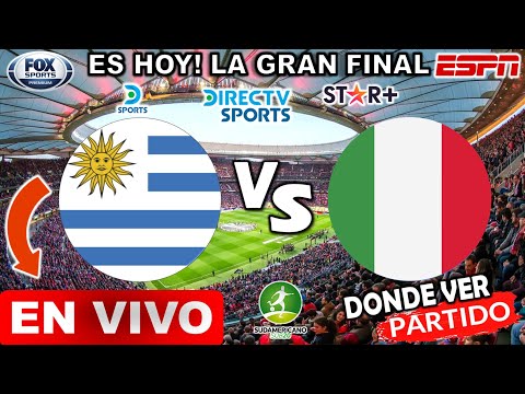 URUGUAY vs. ITALIA en vivo Donde ver y a que hora juega uruguay vs italia Mundial Sub20 2023