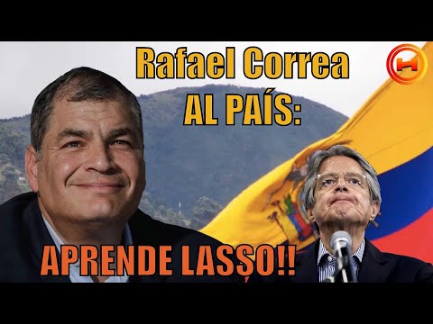 Rafael Correa se dirige al Ecuador a través de Redes Sociales y destroza a Moreno y Lasso