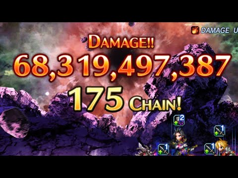 【FFBE】4月度Dark visions 闇に燃え立つ魔精　4T 火パ　678億