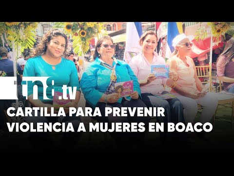 Lanzamiento de cartillas «Mujeres, Jóvenes y Familias 2023» en Boaco  - Nicaragua