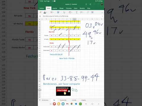 New York y Florida para hoy 3 de agosto de 2024 #lottery
