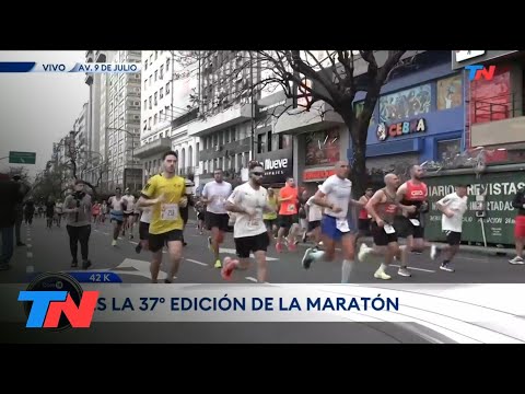 MARATÓN DE BUENOS AIRES I Arrancó la competencia de runners más convocante de Latinoamérica