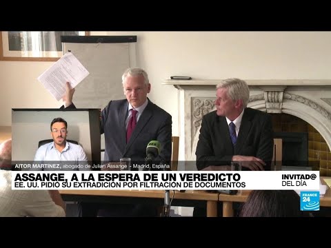 Aitor Martínez: 'La CIA proyectó asesinar a Julian Assange' • FRANCE 24 Español