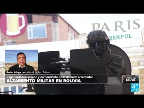 Informe desde La Paz: jefes del Ejército boliviano fueron detenidos tras levantamiento militar