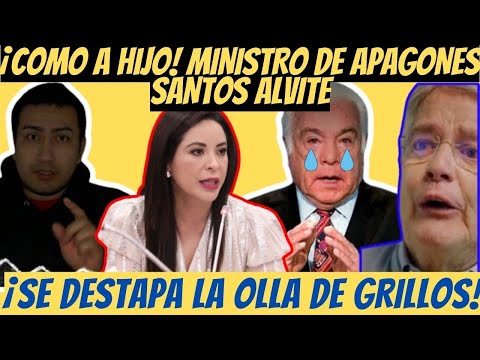 ¡DESCARADO DESTITUIDO! Pamela Aguirre DESTROZA a Fernando Santos Alvite Exministro de LASSO APAGONES