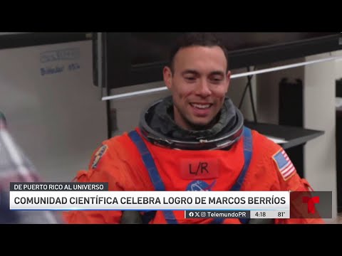 Comunidad científica celebra el logro de Marcos Berríos