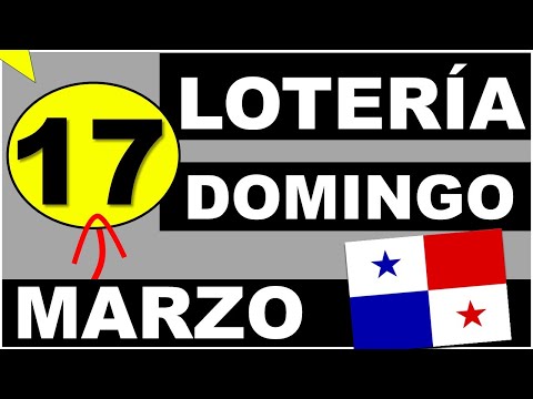 Resultados Sorteo Loteria Domingo 17 de Marzo 2024 Loteria Nacional de Panama Sorteo Hoy Dominical