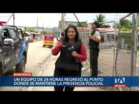 Socio Vivienda en Guayaquil aún cuenta con presencial policial
