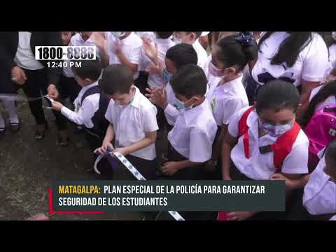 Acto de inauguración del año escolar 2022 en el municipio Matiguás - Nicaragua