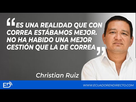 Es una REALIDAD que con CORREA estábamos mejor. No ha HABIDO una MEJOR GESTIÓN que la de CORREA