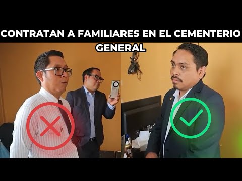 JOSÉ CHIC ENCARA AL ADMINISTRADOR DEL CEMENTERIO GENERAL POR CONTRATAR A FAMILIARES, GUATEMALA