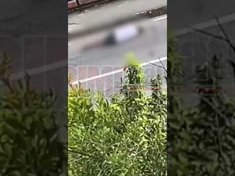 Cellphone footage captured a man lying motionless along Beard Street in Maraval.