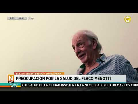 Preocupación por la salud de César El Flaco Menotti ?N8:00? 01-04-24