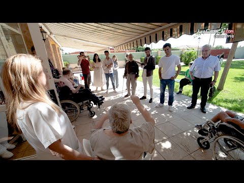 Rubén Pinar, Mario Sotos y José Fernando Molina visitan el CADIG de Asprona