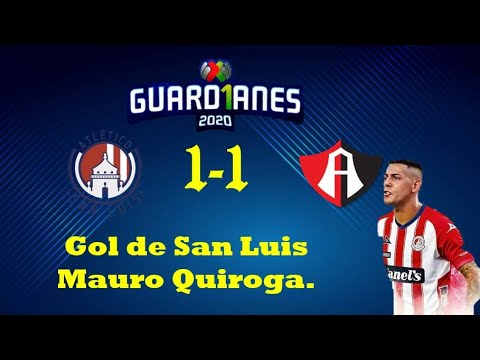 Gol del San Luis  Mauro Quiroga San Luis vs Atlas | Apertura 2020 - Jornada 3 | Mexican News