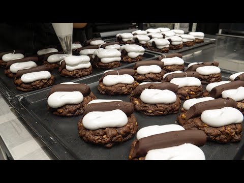 매일생산 매일완판 되는 수제 르뱅쿠키! 의정부 디저트가게 / American style levain cookie - Korean street food