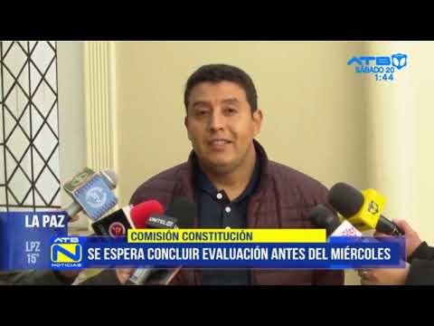 Se espera concluir evaluación hasta el miércoles