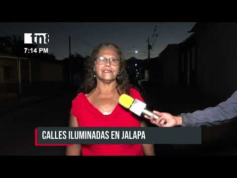 Restablecen sistema de alumbrado público en Jalapa - Nicaragua