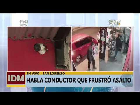 San Lorenzo:  Conductor evitó un asalto