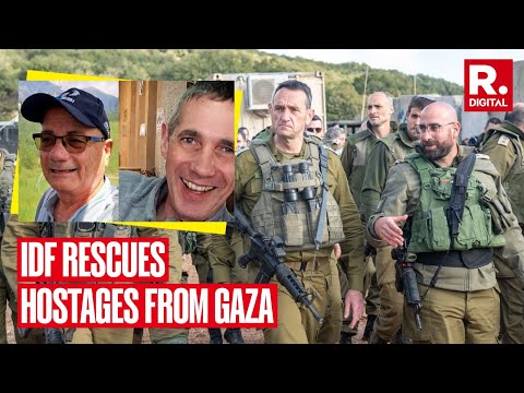 Israel Defence Forces Rescue 2 Hostages From The Gaza Strip | Israe-Hamas War