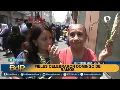Domingo de Ramos: Así se vivió el inicio de la Semana Santa en Centro de Lima