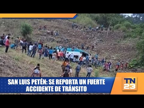 San Luis Petén: Se reporta un fuerte accidente de tránsito
