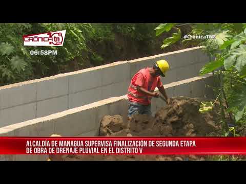 Avanza proyecto para reducir punto crítico en Distrito V de Managua - Nicaragua
