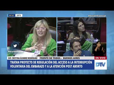 Cristina Álvarez Rodríguez, sobre el aborto clandestino: Es peligrosidad, muerte e inseguridad