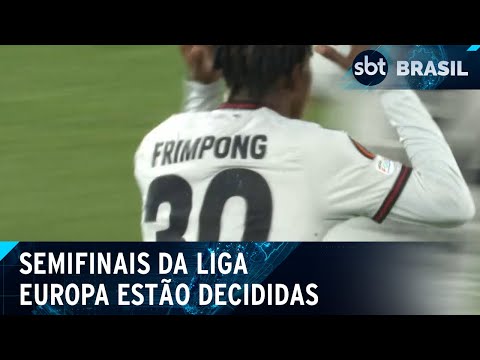 Confrontos definem os semifinalistas da Europa League | SBT Brasil (18/04/24)