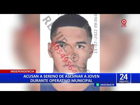 Independencia: Municipio se pronuncia sobre sereno acusado de disparar y matar a joven