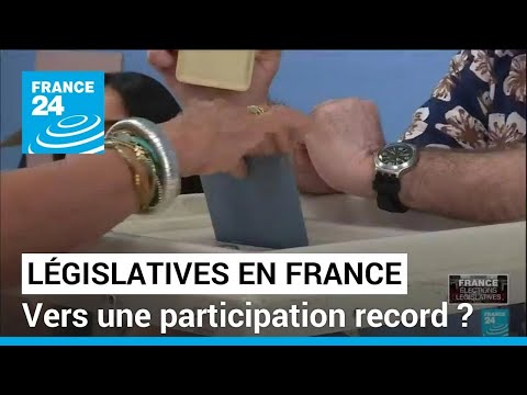 Elections législatives : vers un vote massif des Français au premier tour ? • FRANCE 24