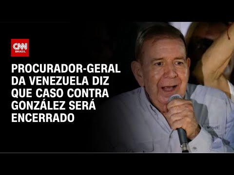 Procurador-geral da Venezuela diz que caso contra González será encerrado | CNN NOVO DIA