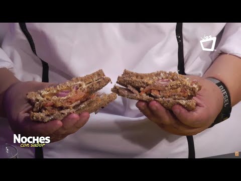 NOCHES CON SABOR || Sandwich de Carne - receta fácil y rápida