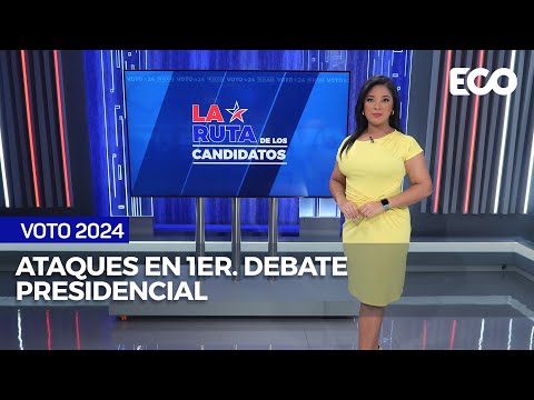 Primer debate presidencial sacó a relucir verdades entre los candidatos | #EcoNews
