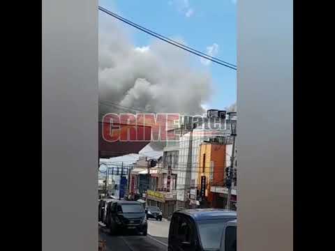 Reports of a fire in San Fernando, top of High Street