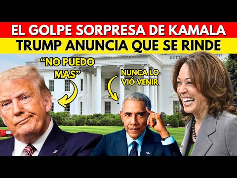 ÚLTIMA HORA!!! KAMALA LANZA SU PEOR GOLPE Y HACE RENUNCIAR A TRUMP: NO PUEDO MAS