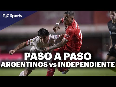 ARGENTINOS JRS 2 vs 2 INDEPENDIENTE | Liga Profesional de Fútbol - Fecha 15 | Argentina PASO A PASO