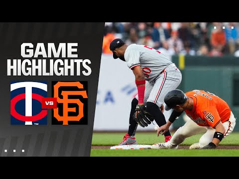 Twins vs. Giants Game Highlights (7/12/24) | MLB Highlights