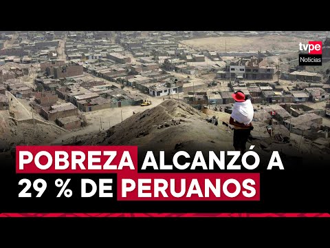 INEI: pobreza monetaria alcanzó al 29 % de peruano el 2023