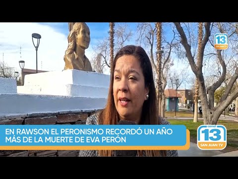 En Rawson el peronismo recordó un año más de la muerte de Eva Perón