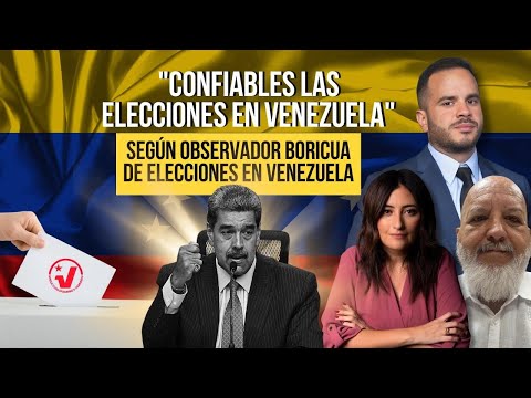 CONFIABLES LAS ELECCIONES EN VENEZUELA