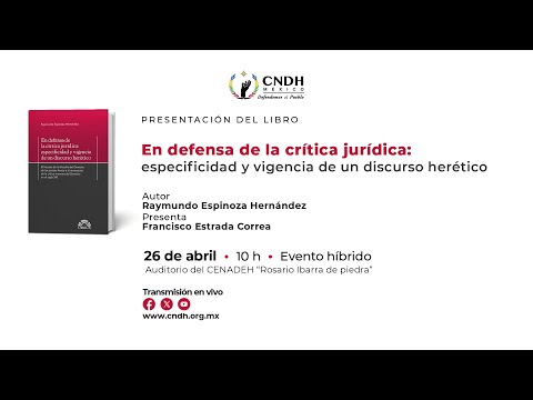 Presentación En defensa de la crítica jurídica: especificidad y vigencia de un discurso herético.