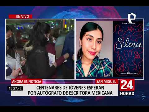 Flor Salvador: presencia de escritora mexicana continúa causando revuelo entre sus fans