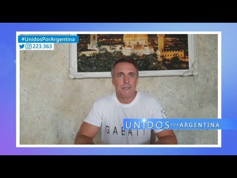 Gabriel Batistuta dejó su saludo alentando a quedarnos en casa