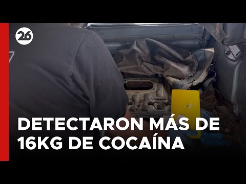 ARGENTINA | Aduana detuvo en la frontera con Paraguay una operación de contrabando de cocaína