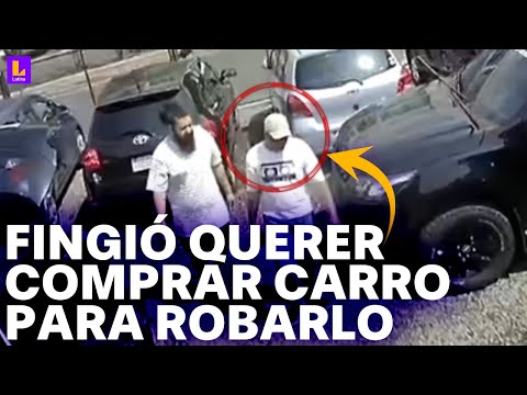 Delincuente finge ser comprador de carro para robar en Paraguay