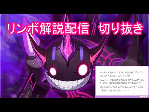 【配信切り抜き】リンボ解説
