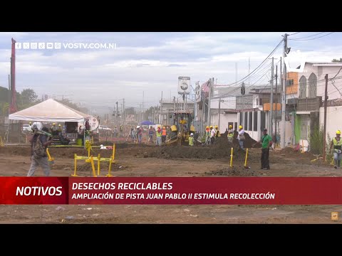 Ampliación de la pista San Juan Pablo II estimula el reciclaje de desechos