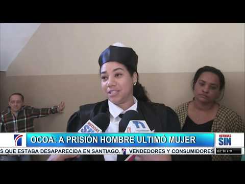 #PrimeraEmisión: A prisión hombre que ultimó mujer en Ocoa