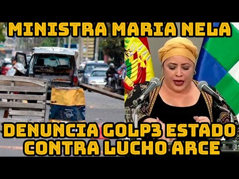 MINISTRA DE LA PRESIDENCIA BOLIVIA DENUNCIA BUSCAN ACORTAR MANDATO LUCHO ARCE CON BLOQUEOS..